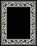 Classic Ornamental Frame Design Rug