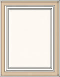 Modern Geometric Bordered Neutral Rug