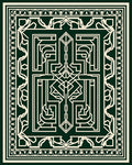 Art Deco Geometric Symmetry Design Rug