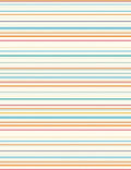 Multi-Colored Thin Stripe Pattern Rug
