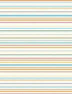 Multi-Colored Thin Stripe Pattern Rug
