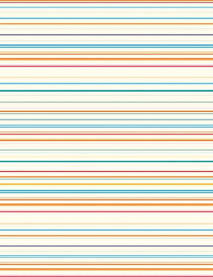 Multi-Colored Thin Stripe Pattern Rug