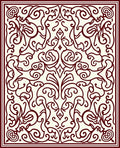Ornate Swirls and Floral Patterns Rug