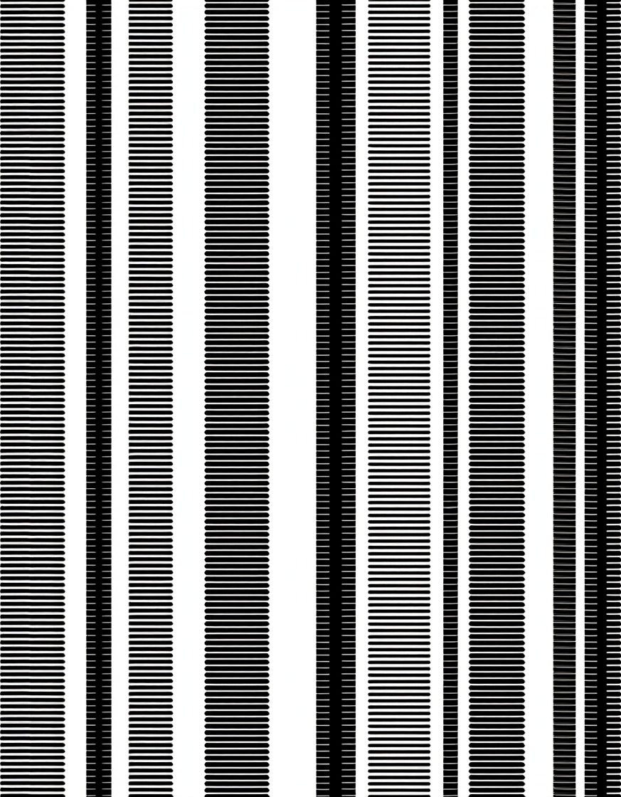 Mono Stripe Textured Pattern Rug