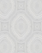 Monochromatic Wood Grain Fractal Pattern Rug