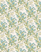 Whimsical Floral Vine Motif Rug