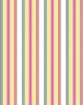 Striped Pattern with Pink Yellow Accents Rug