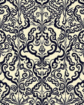 Ornate Floral Flourish Pattern Rug