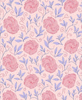 Pastel Floral Swirl Pattern Rug