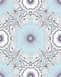 Intricate Floral Mandala Pattern Design Rug