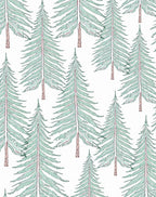 Coniferous Forest Pattern Rug