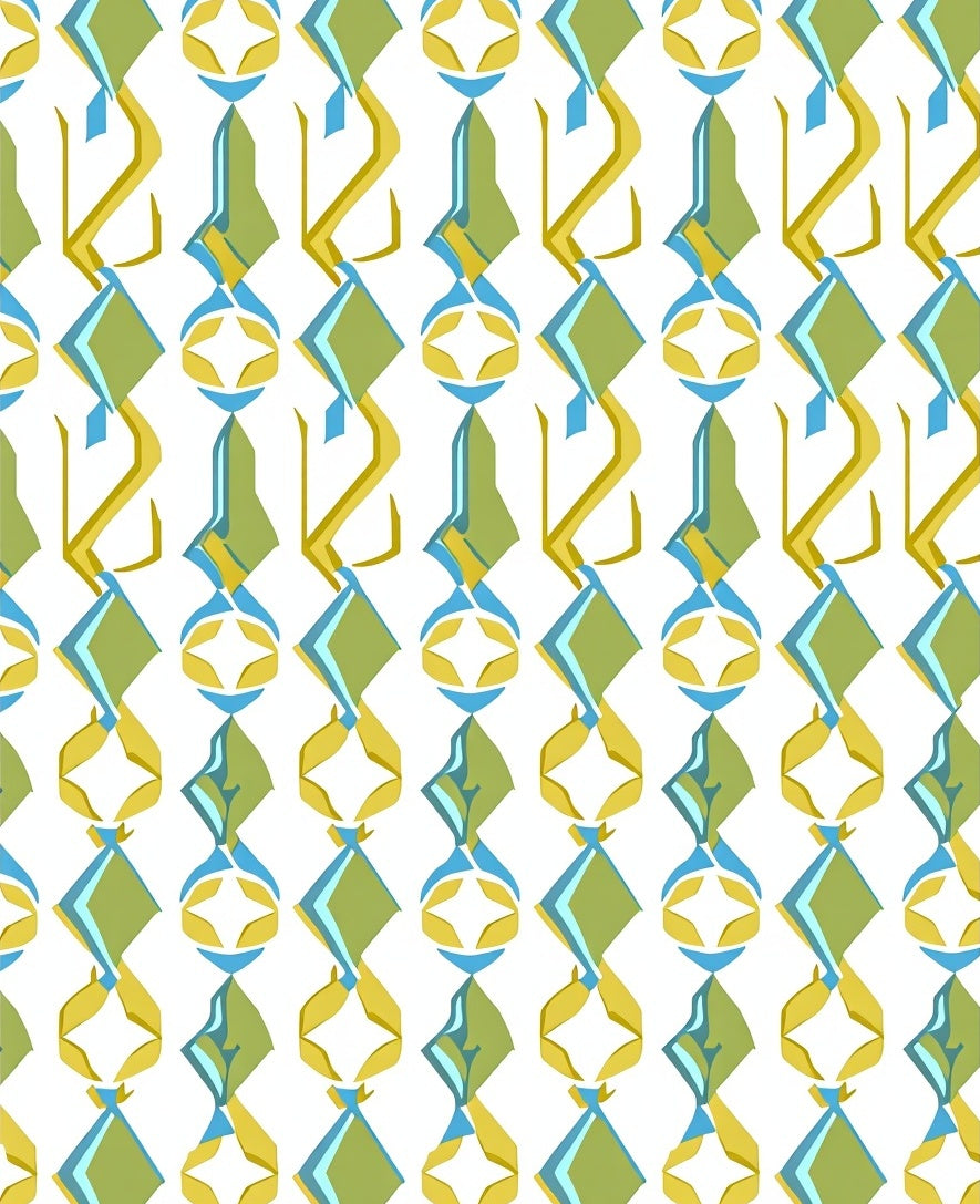 Geometric Diamond Abstract Pattern Design Rug