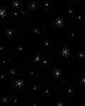 Black Starburst Pattern Rug