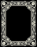 Classic Floral Border Design Rug