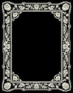 Classic Floral Border Design Rug