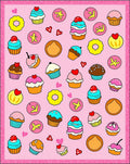Sweet Cupcake Pattern Design Rug