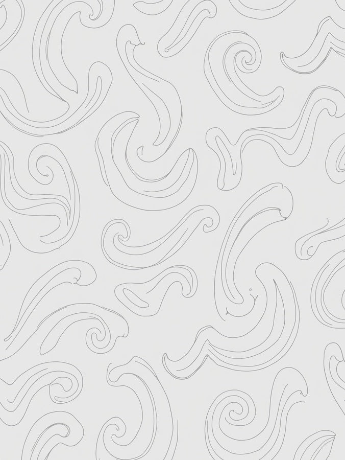 Minimalist Swirl Abstract Pattern Rug