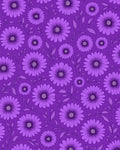 Purple Floral Vine Pattern Rug