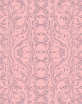 Art Nouveau floral and cameo pattern Rug