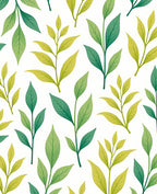 Verdant Green Leafy Branches Rug