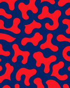 Abstract Blob Pattern Design Rug