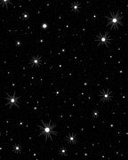 Night Sky Starburst Pattern Rug