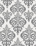 Ornate Damask Traditional Pattern Rug