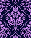 Ornate Floral Damask Pattern Rug