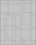 Abstract Geometric Block Pattern Rug