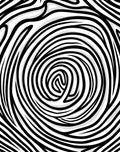 Abstract Black White Swirl Pattern Rug