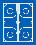 Abstract Geometric Blue White Art Design Rug