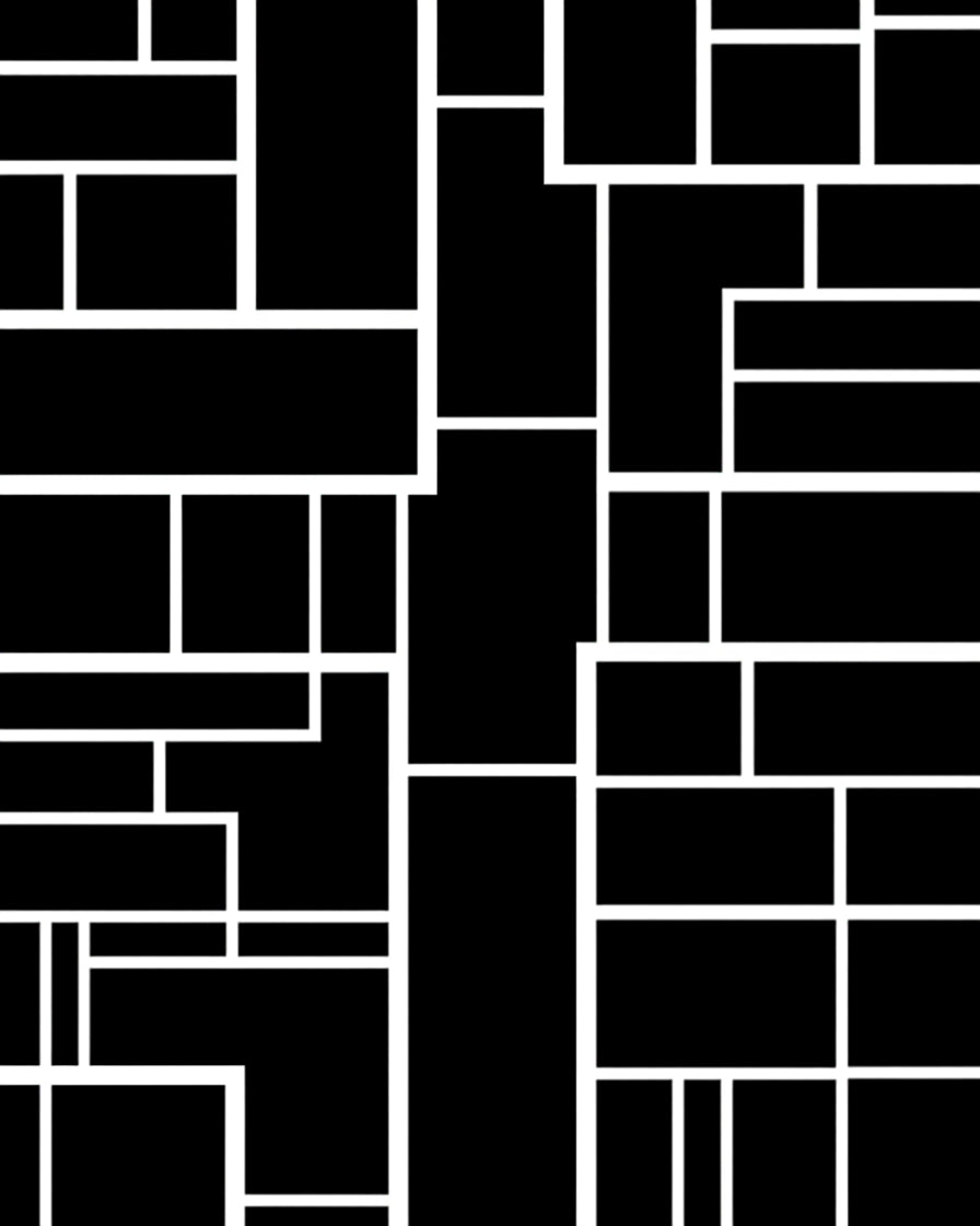 Bold Geometric Lines Abstract Design Rug