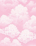 Soft Pink Floral Cloud Pattern Rug