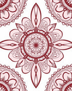 Floral Mandala Design Rug