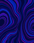 Dark Blue Purple Swirling Lines Rug