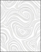 Abstract Swirls Organic Pattern Rug