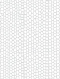 Abstract Hexagonal Grid Pattern Rug
