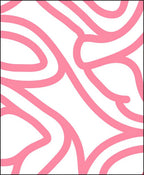 Pink Swirls Abstract Pattern Rug