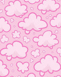 Pink Sky Cloud Pattern Rug