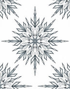 Vintage Gray Floral Mandala Rug