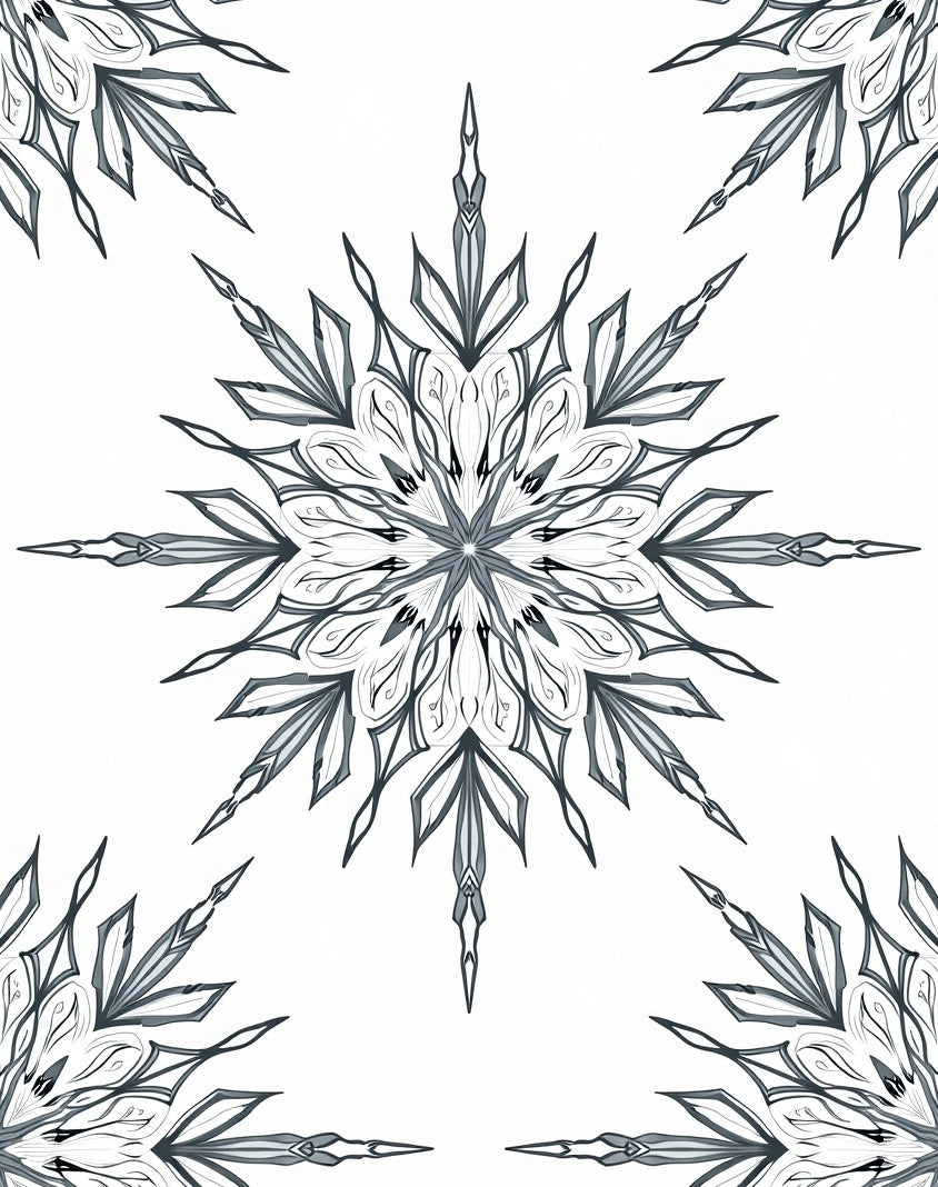 Vintage Gray Floral Mandala Rug
