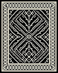Bold Geometric Abstract Graphic Pattern Rug