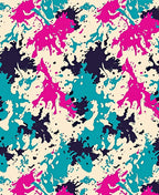 Vibrant Splatter Pattern Design Rug