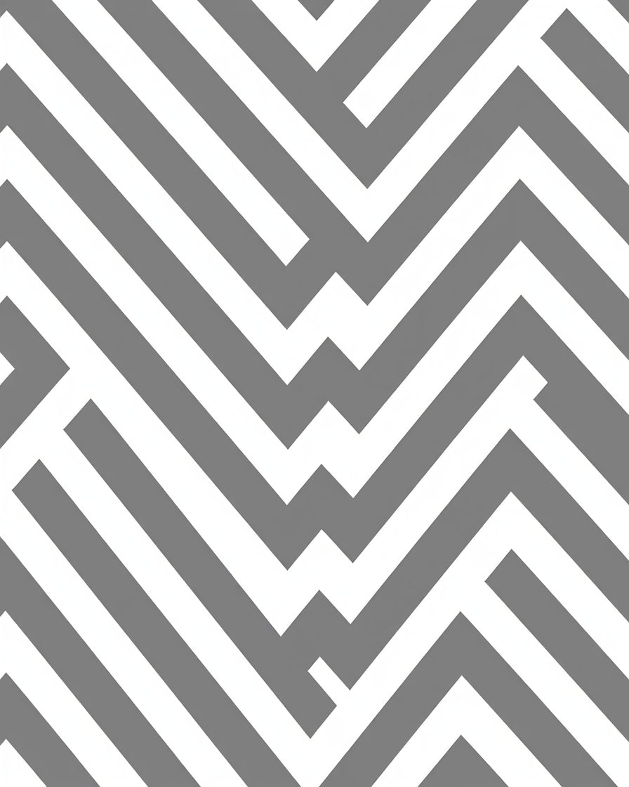 Modern Linear Geometric Pattern Rug