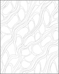 Organic Flowing Line Abstract Design Rug