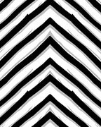 Bold Black White Chevron Design Rug