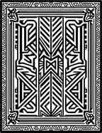 Bold Geometric Art Deco Style Rug