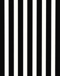 Bold Black and White Stripes Rug