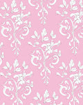Lace Blossom Branches Pink Rug