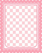 Pink Checkerboard Cute Design Rug
